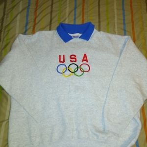 Vintage Hanes heavy weight USA Olympic crew neck